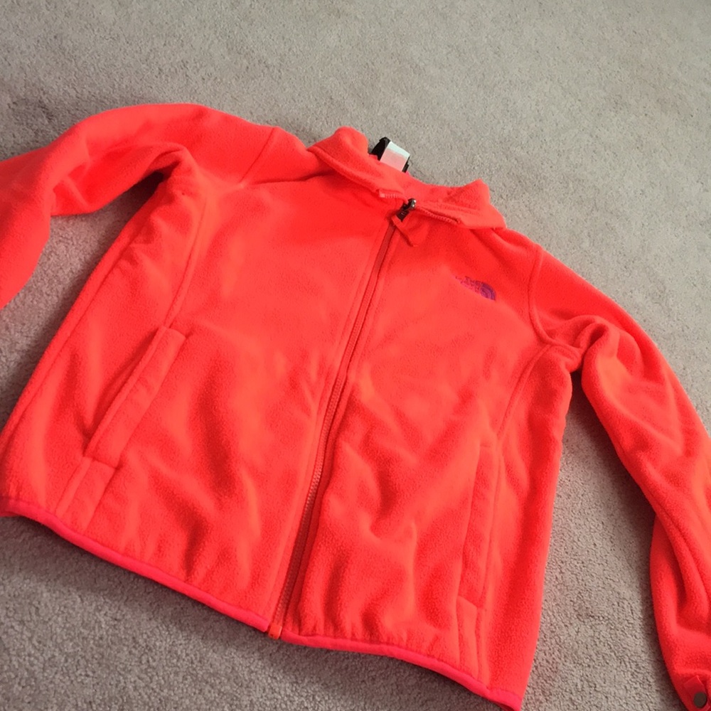 Bright peach fleece Northface